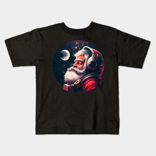 Astro Santa Sticker Kids T-Shirt